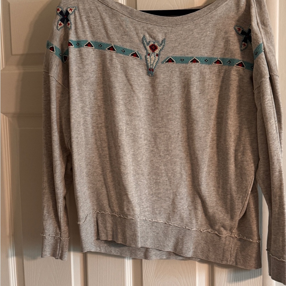 Ralph Lauren Light sweatshirt with beaded front
